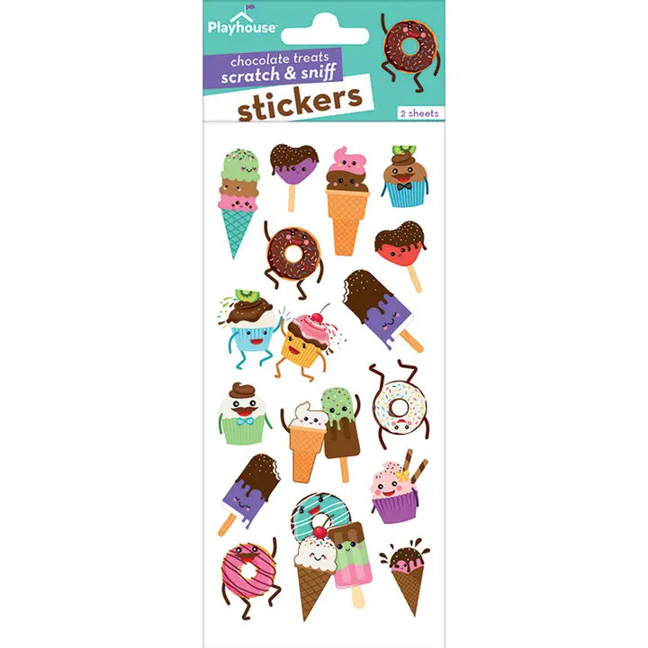Chocolate Treat Scratch & Sniff Stickers - Shelburne Country Store