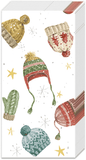 Pocket Tissues Pack of 10 Hats and Gloves Christmas - Shelburne Country Store
