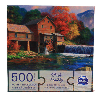 Mark Keathly 500-Piece Jigsaw Puzzle - Cold Creek Mill