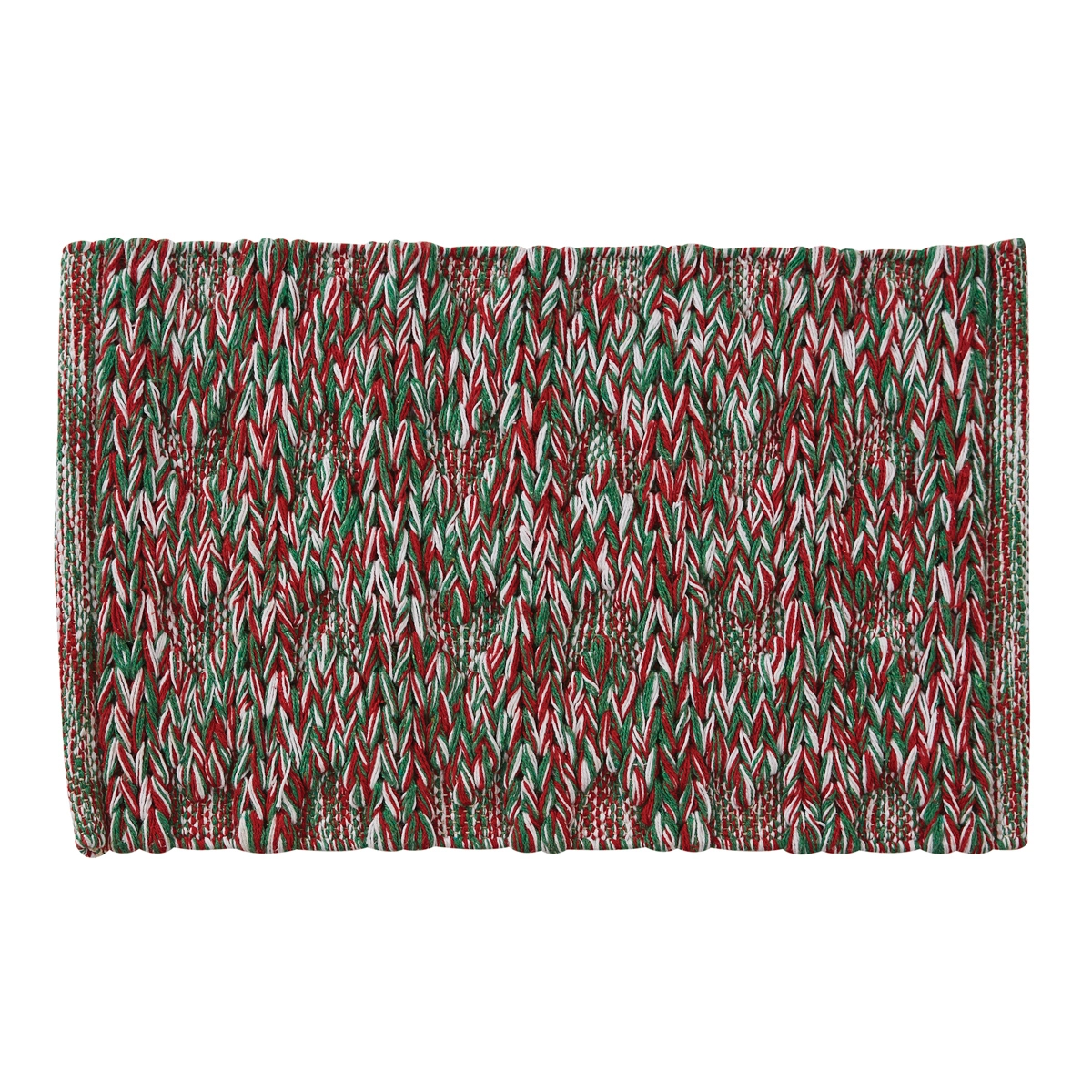 Hillside Holiday Placemat - Red - Shelburne Country Store