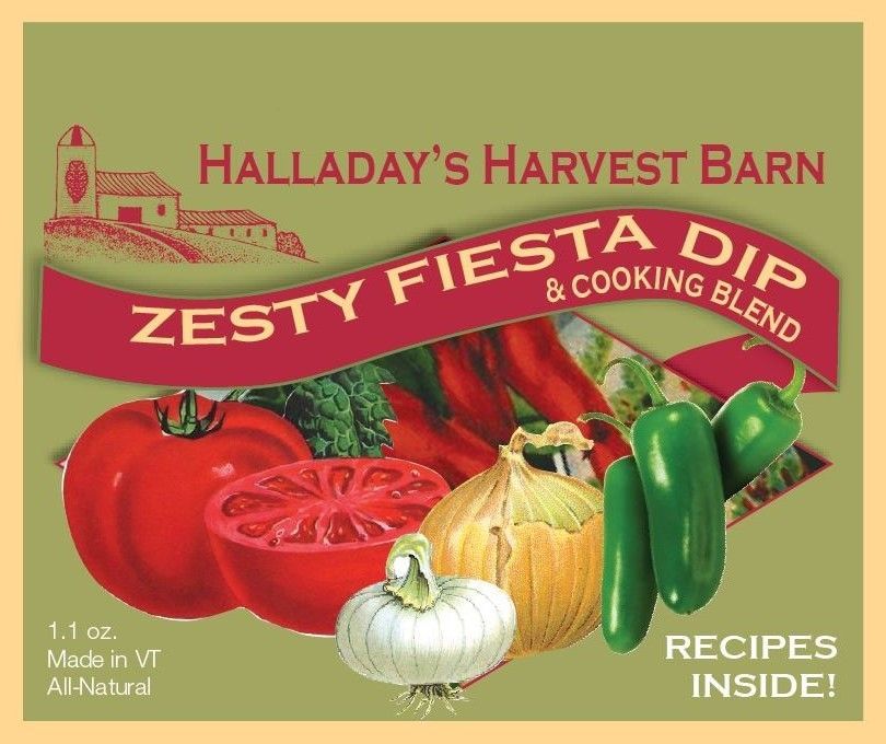 Halladays Zesty Fiesta Dip Mix - Shelburne Country Store