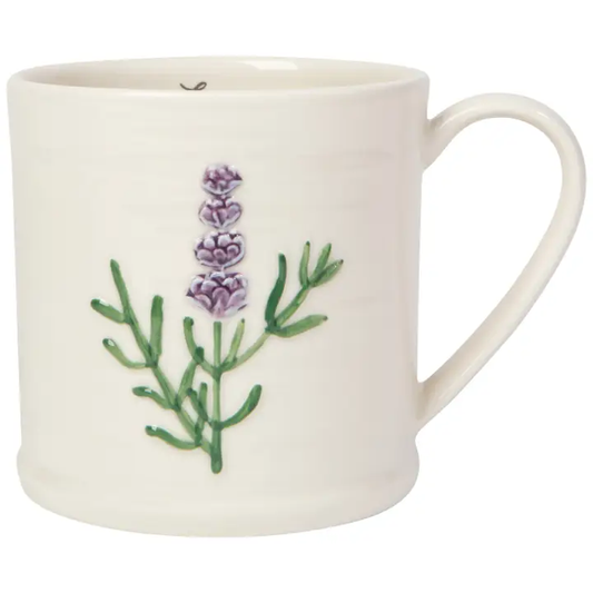 Lavender Embossed Mug - Shelburne Country Store