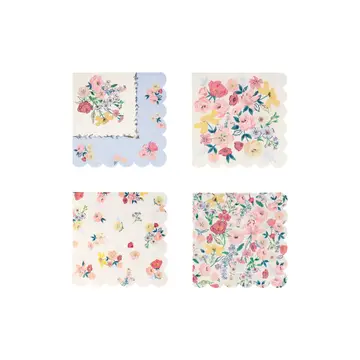 English Garden Small Napkins s/16