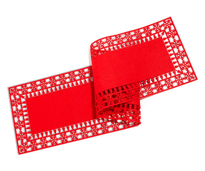 Snowflake & Tree Table Runner - Shelburne Country Store