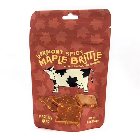 Spicy Maple Brittle with Cashews and Almonds - Pouch - Shelburne Country Store