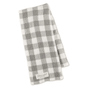 Dove Gray Checker Washed Waffle Dishtowel - Shelburne Country Store