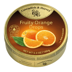 Cavendish & Harvey Orange Fruit Drops 5.3oz - Shelburne Country Store