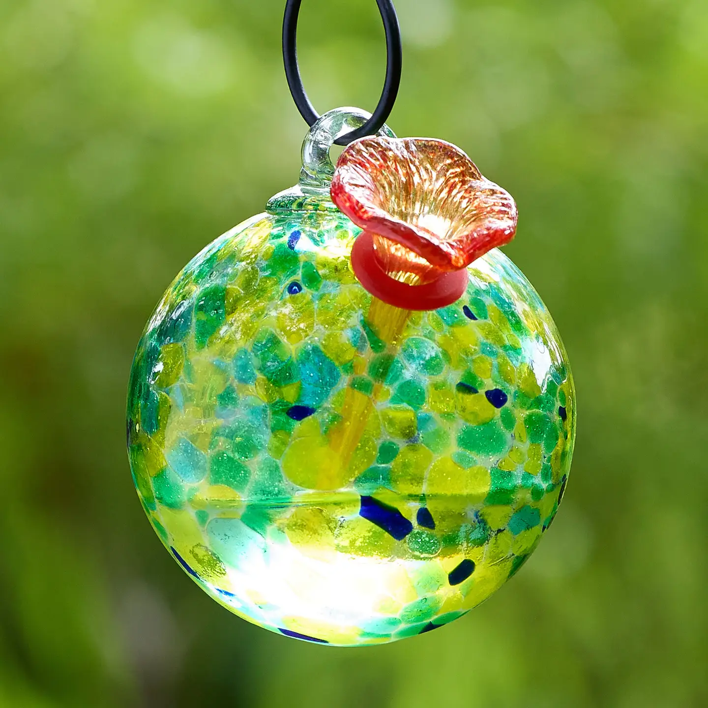 Glass Humming Bird Feeder -