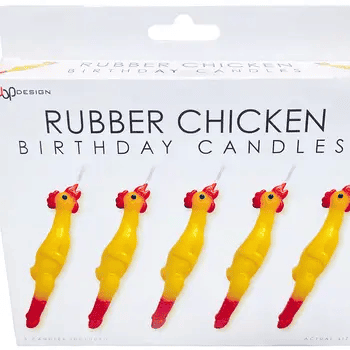 Rubber Chicken Party Candles - Shelburne Country Store