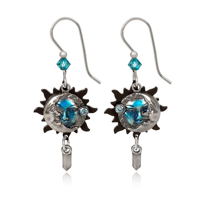 Blue Eclipse Layered Earrings - Shelburne Country Store