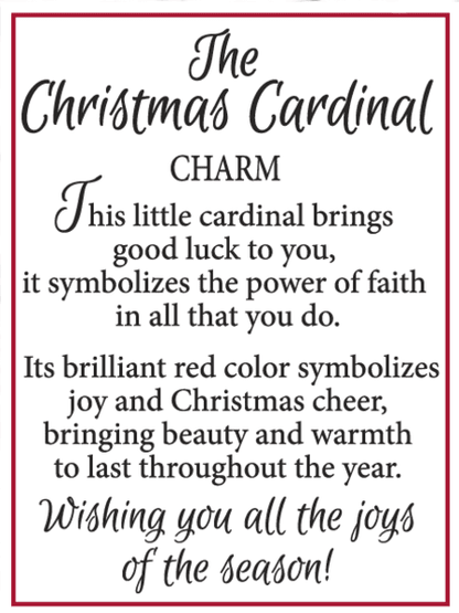 The Christmas Cardinal Charm - Shelburne Country Store