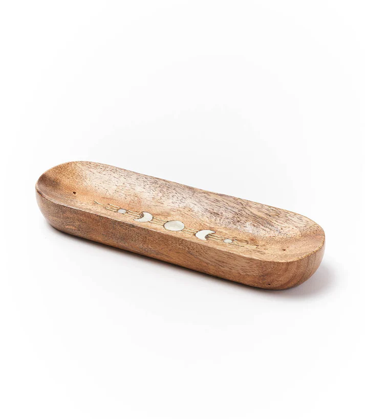 Indukala Moon Phase Double Incense Holder - Shelburne Country Store