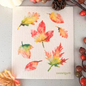 Autumn Leaves Swedish Dishcloth