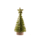 Bottle Brush Tree with Gold Star - Shelburne Country Store