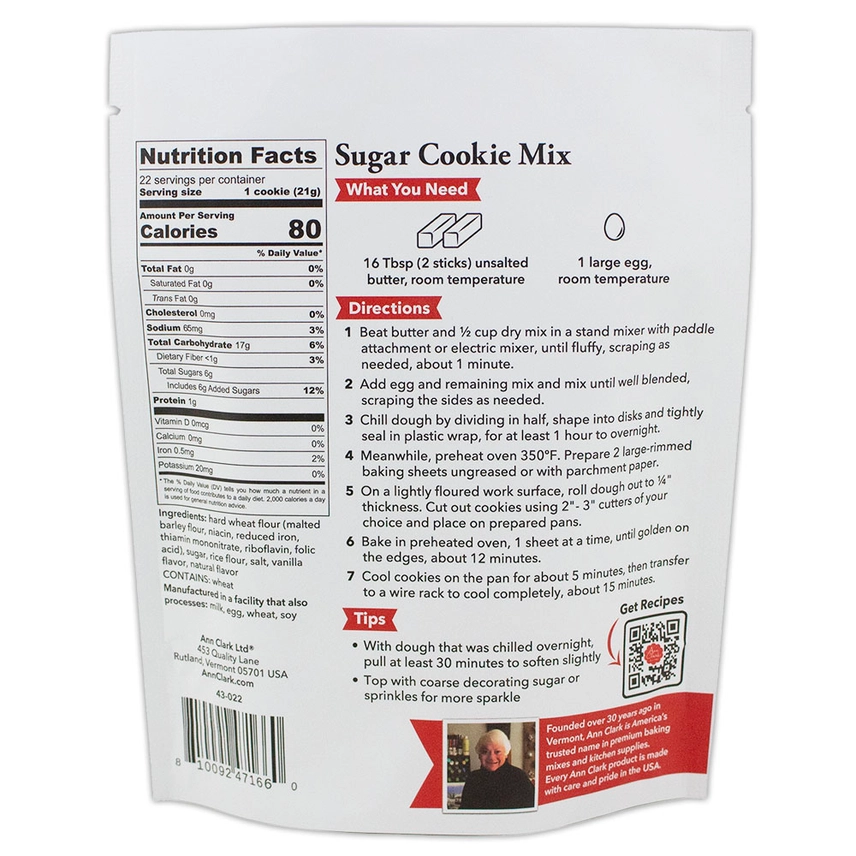 Ann Clark Cookie Mix - Sugar - Shelburne Country Store