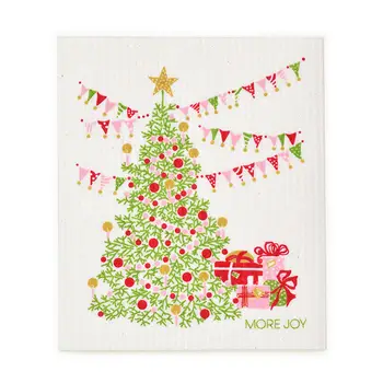 Traditional Christmas Tree Swedish Dishcloth