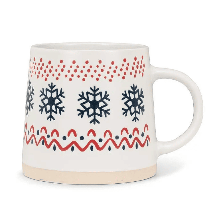 Nordic Pattern Mug Wide Base 14oz - Shelburne Country Store