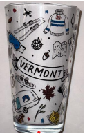 VI Icons Wrap Pint Glass - Shelburne Country Store