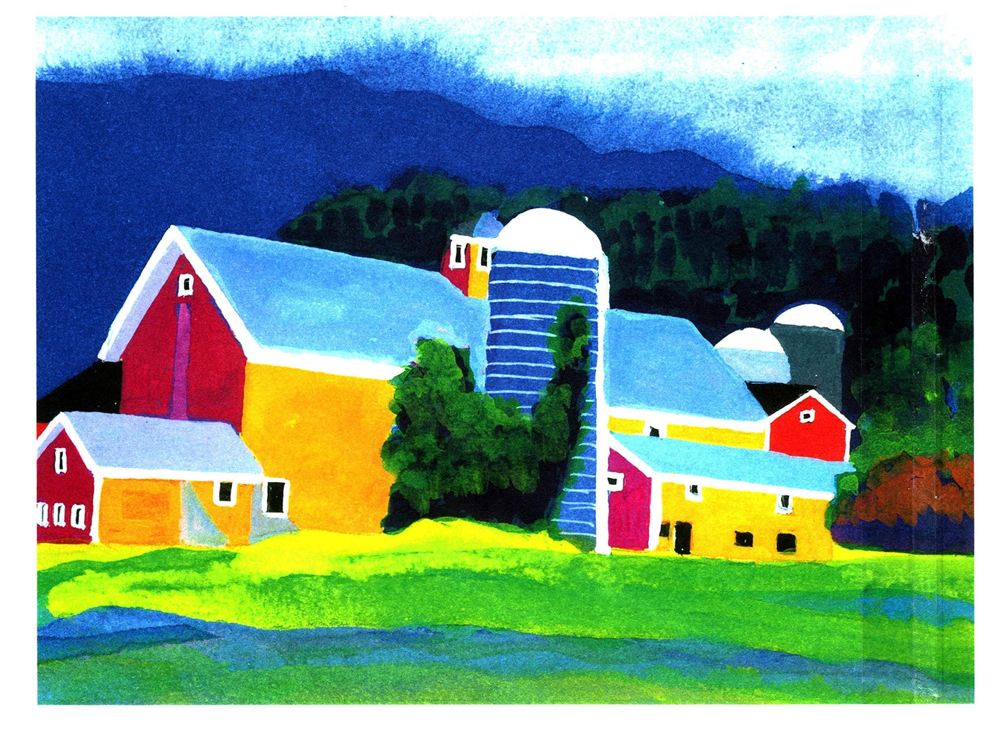 Woody Jackson Single Notecards - - Shelburne Country Store