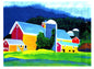 Woody Jackson Single Notecards - - Shelburne Country Store