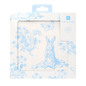 Bunny Blue & White Paper Lunch Napkins - 20pk