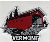 Mini Vermont Covered Bridge Magnet - Shelburne Country Store