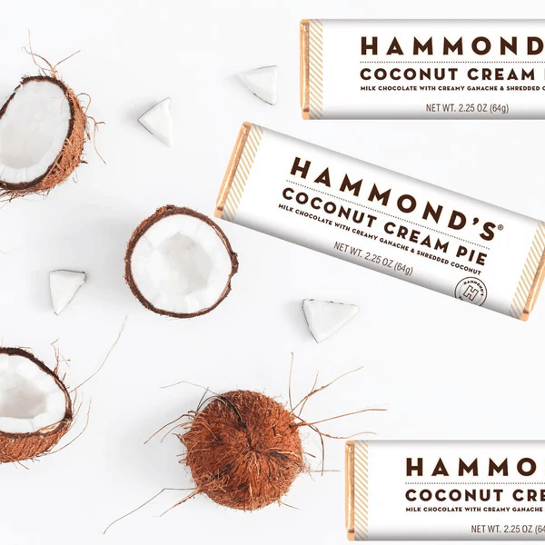 Hammonds Coconut Cream Pie - Milk Chocolate Bar - Shelburne Country Store
