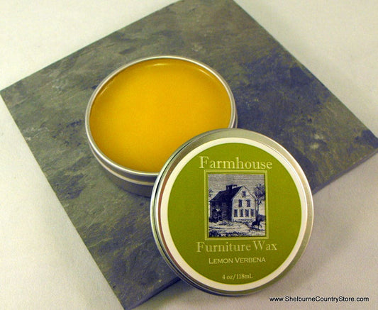 Sweet Grass Farm  - Lemon Verbena Furniture Wax - Shelburne Country Store