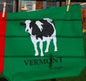 Woody Jackson Cow Tote Bag - Green - Shelburne Country Store