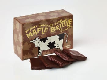 Vermont Chocolate-Dipped Maple Brittle With Almonds - 7oz - Shelburne Country Store