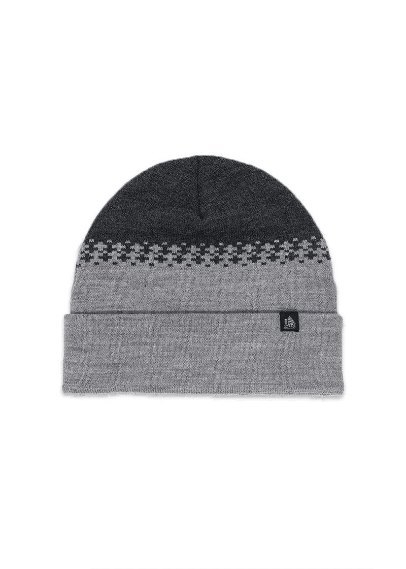 PlusDot Cuffed Beanie - Grey - Shelburne Country Store
