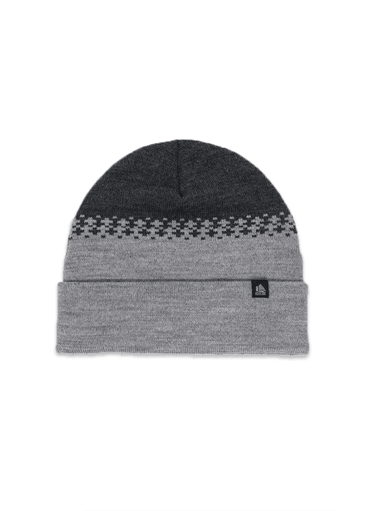 PlusDot Cuffed Beanie - Grey - Shelburne Country Store