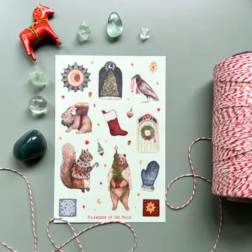 Holiday Sticker Sheet - Shelburne Country Store