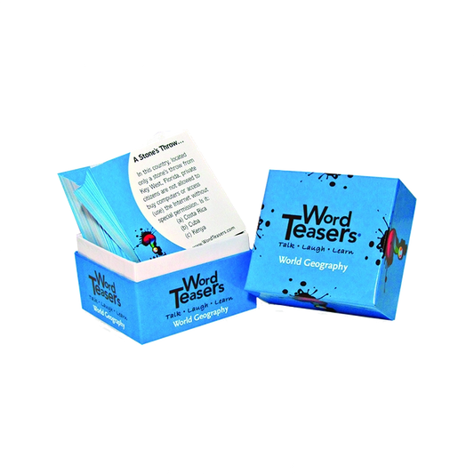 Word Teaser Card Game - World Geography