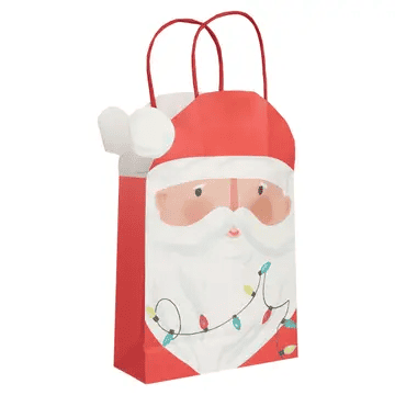 Santa Gift Bag S/8 - Shelburne Country Store