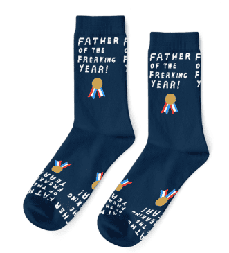 Men's Socks - Father of the Year - Shelburne Country Store