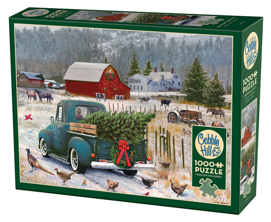 Cobble Hill Puzzle - Home for Christmas 1000pc - Shelburne Country Store