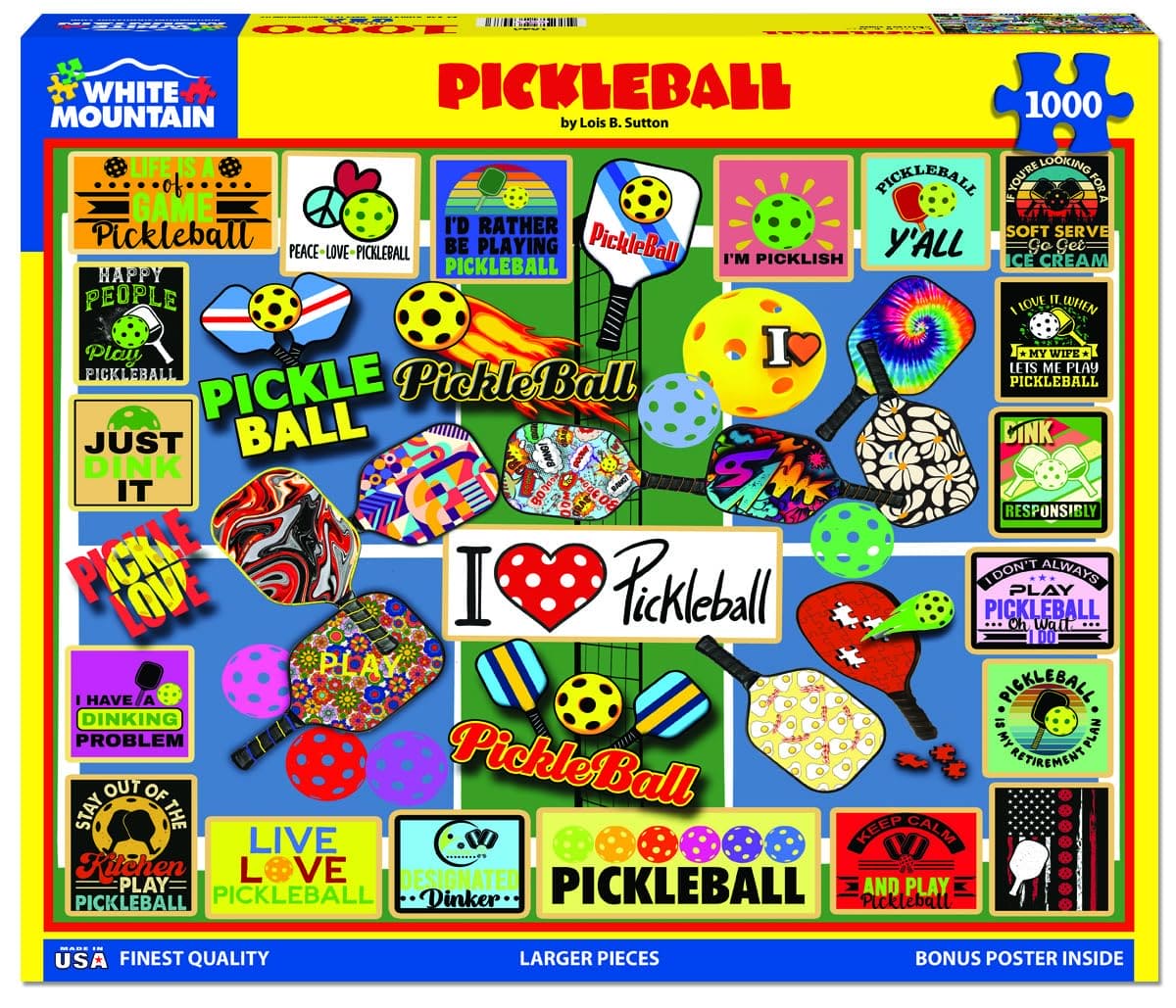 1000 Piece Pickleball Puzzle - Shelburne Country Store