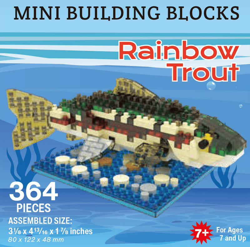 Mini Building Blocks - Rainbow Trout - Shelburne Country Store