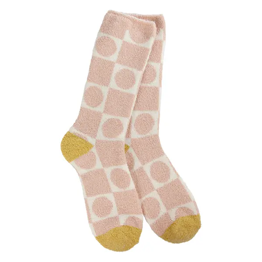 Cozy Collection Geometric Rose Socks - Shelburne Country Store