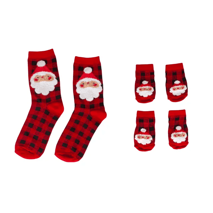 Dog & Human Socks - Santa - Shelburne Country Store
