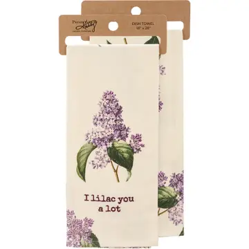 I Lilac You Kitchen Towel