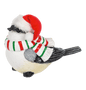 Candy Cane Bird Figurine - Red/GreenScarf - Shelburne Country Store