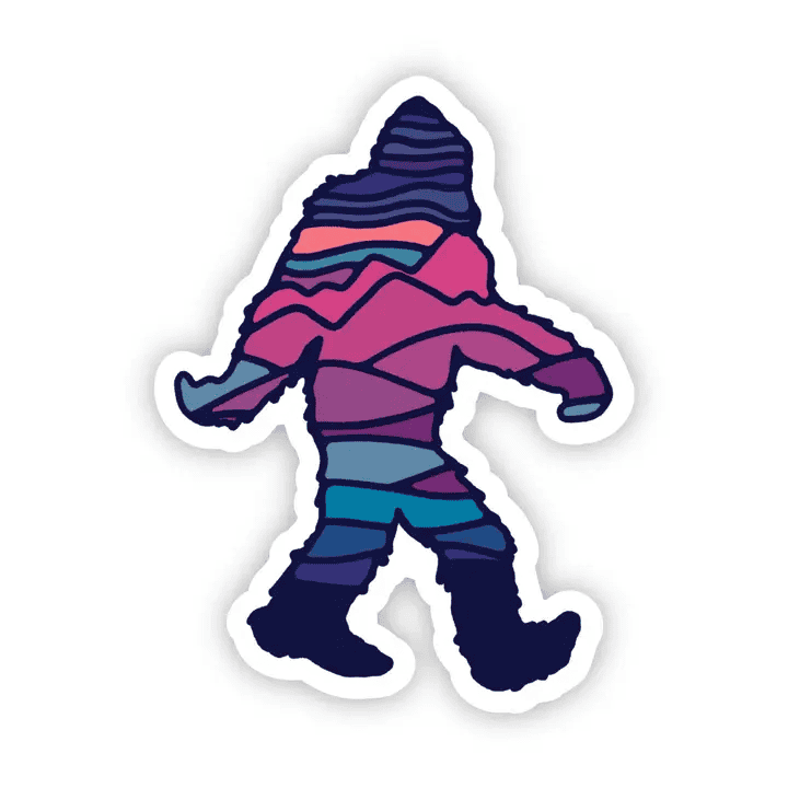 Bigfoot Mountains Sticker - Shelburne Country Store