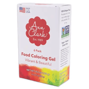 Ann Clark Food Coloring Gel 6-Pack - Shelburne Country Store