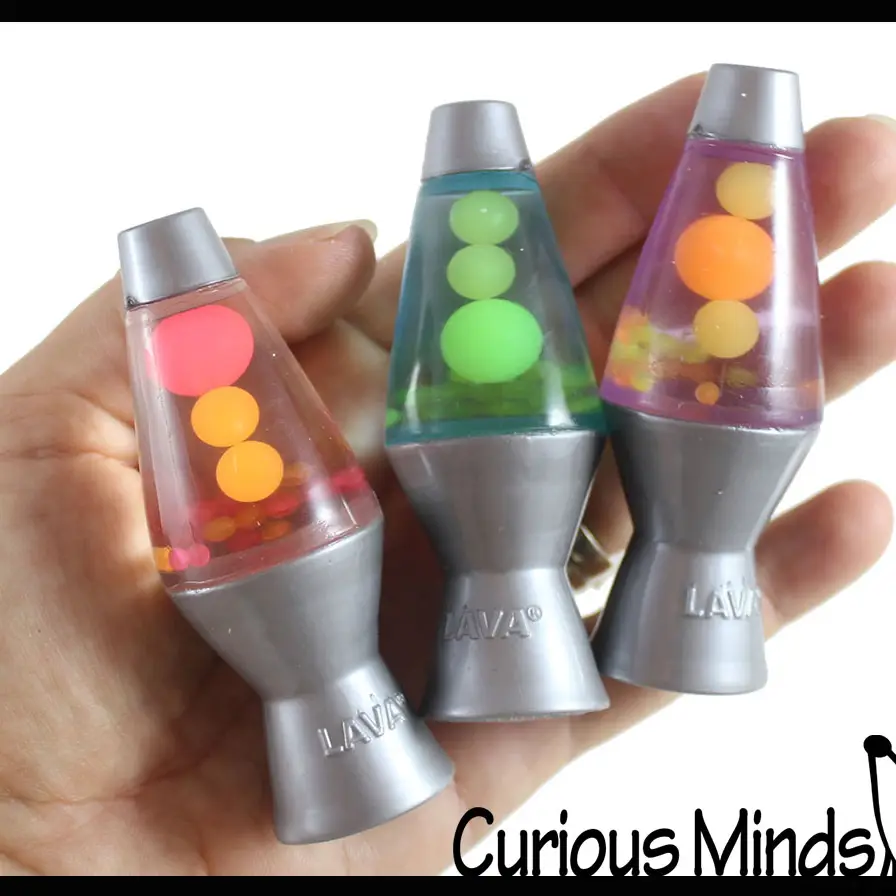 Nee Doh Mini Glow Lava Lamp Squish Stress Ball