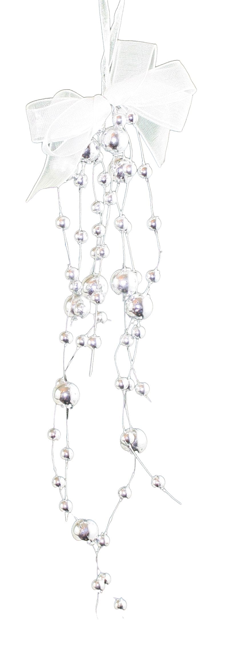 8 Inch Tassel Beads With Ribbon Bow - - Shelburne Country Store