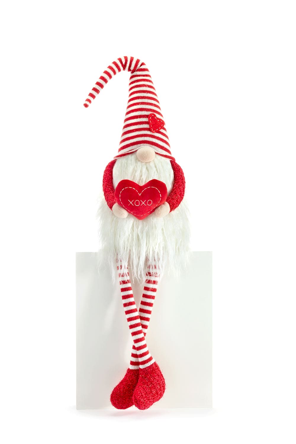 Sitting Gnome Hat & Heart w/Long Legs - Shelburne Country Store