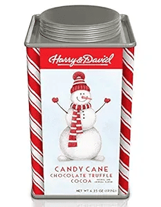 Harry & David Candy Cane Cocoa Tin - Shelburne Country Store