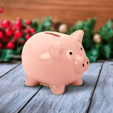Mini Pink Piggy Bank - Shelburne Country Store